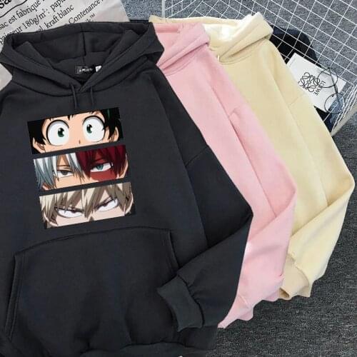 Hot Anime Boku No Hero Academia Hoodies Men Unisex Bakugou Himiko Toga Sweatshirt Todoroki My Hero Academia Harajuku Hoody Manga