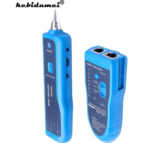 Kebidumei Wire Tracker Tracer Toner For RJ11 RJ45 Cat5 Cat6 Telephone Ethernet LAN Network Cable Tester Detector Line Finder