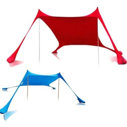 Kalosse Hiking Tents 2.1*2.1*1.6M 3-4 Person Family Beach Sunshade Sun Shade Tent