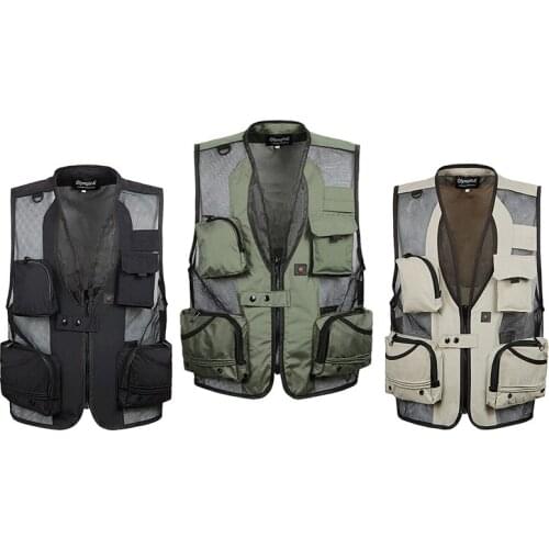 Military Mesh Vests Tactical Multi-pocket Army Style Combat Vest Outdoor Photography Sleeveless Jackets Men CS Waistcoat Uniform