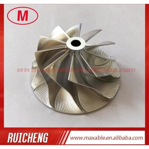 RHF3 37.50/48.00mm 10+0blades high bladesTurbo Billet/milling/aluminum 2618 compressor wheel