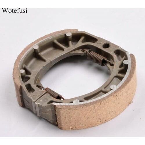 Wotefusi For 105mm Rear Drum Brake Shoes Pad GY6 50CC 125CC 150CC Moped Scooter Parts [PX97]