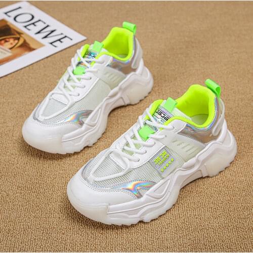 2021 Designer Chunky Sneakers Women Platform Sports White Shoes Fashion Jogging Running Ladies Trainers Basket Femme