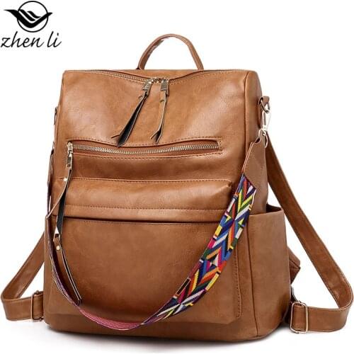 Womens bags 2021 new fashion Korean womens bags pu bags trendy backpack bags backpack women pures and bags bookbag Bolsa