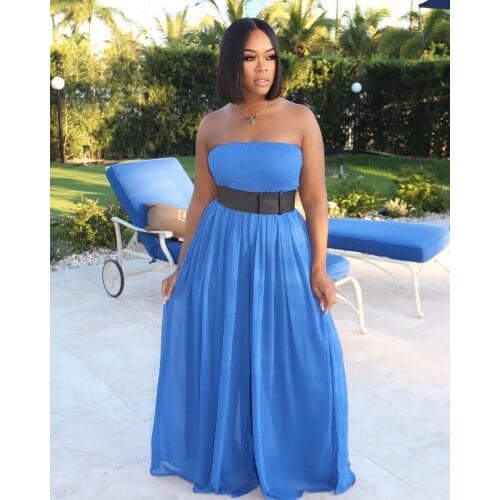 2021 Womens Jumpsuit New Summer Cut Skirt Without Belt 1227