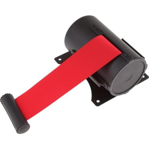 3Meter Retractable Belt Queue Crowd Control Barrier Wall Mount Space Saving