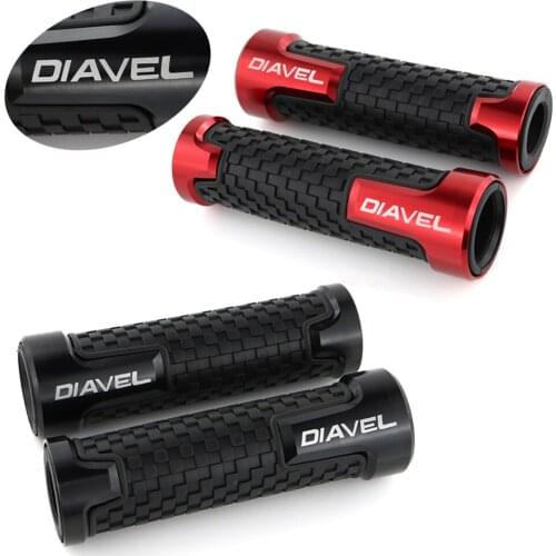 Motorcycle CNC Aluminum and Rubber Handle Bar Grip Handle Bar For Ducati DIAVEL1200 DIAVEL S ABS