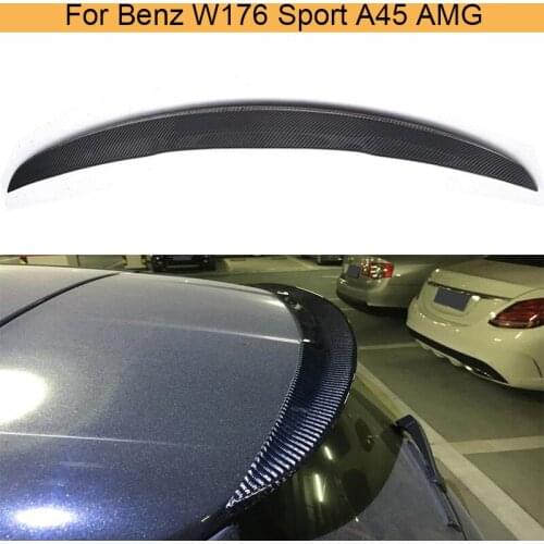 Carbon Fiber Rear trunk Roof wing spoiler for Mercedes Benz A-Class W176 A180 A45 AMG 13-17 Car Accessories
