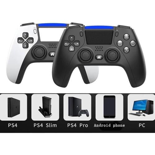 Bluetooth Wireless Game Controller For PS4 Console 6-axis Double Vibration Game Gamepad For PC /Android Phone Joysticks Gamepad