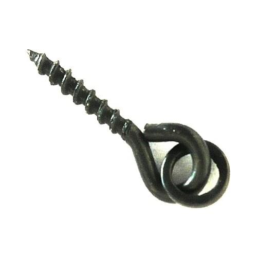 Shared With Fish 13mm Carp Fishing Chod Boilie Screw with Ring Pop Up Peg Pellet Holder Bait Stop Matte Black Terminal Tackle
