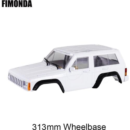 1/10 Hard Body Shell Kit 313mm Wheelbase JEEP Cherokee XJ Unpainted DIY for 1:10 RC Crawler Axial SCX10 90046 90047 Traxxas TRX4