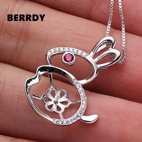 Rabbit Style HOT Popular European Style Pearl Pendant Mountings, Pendant Findings, Pendant Settings Jewelry Parts Fittings