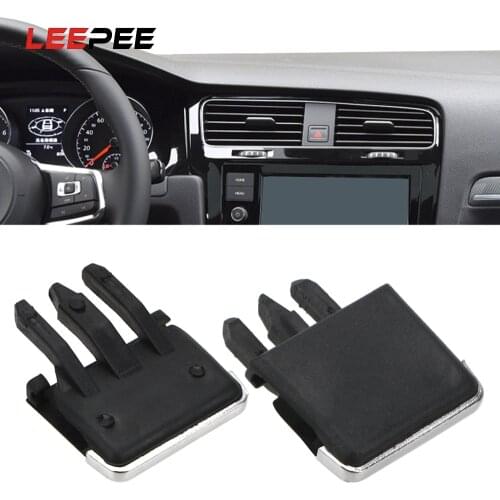 LEEPEE 1 Pair Car Air Conditioning Leaf Adjust Clips Slice Clip Black For Toyota Corolla Auto Air Vent Louvre Blade