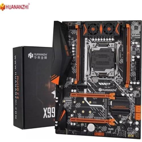 HUANANZHI X99-BD4 V1.1 Motherboard For Intel X99 LGA 2011-3 All Series DDR4 RECC128GB M.2 PCI-E NVME NGFF ATX Server