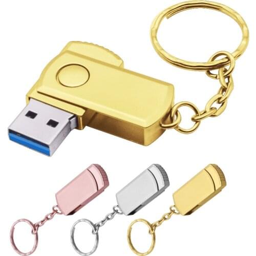 Newest Real Capacity Metal pen drive Metal USB Flash Drive 128GB 64GB 32GB 16GB 8GB 4GB High Speed Memory Flash Usb 3.0 Stick