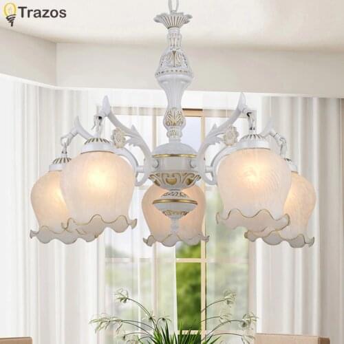 New Hot genuine zinc vintage flowerliker lamp LED Chandelierl ights Top novelty Indoor Lights wedding decoration foyer lamp
