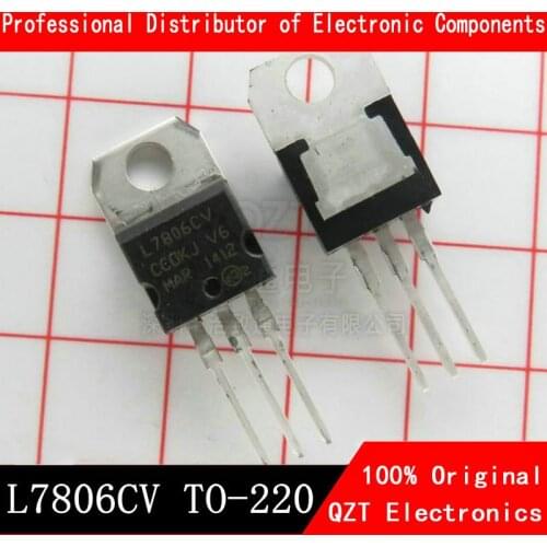 10PCS L7806CV L7806 TO220 7806 MC7806 LM7806 TO-220 new and original IC Chipset