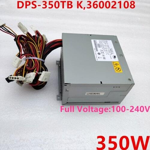 New Original PSU For Lenovo T168 T468 G7 TS430 350W Power Supply DPS-350TB K 36002108