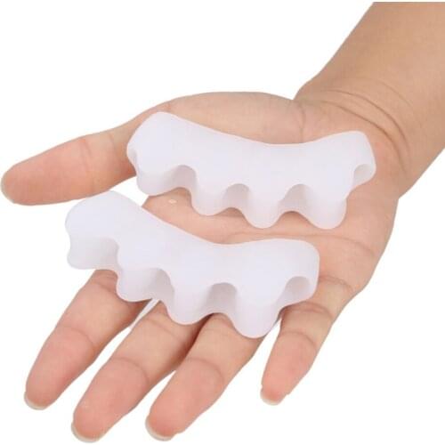 Silicone Gel Bunion Protector Toe Separators Straightener Spreader Correctors Hallux Valgus Correction