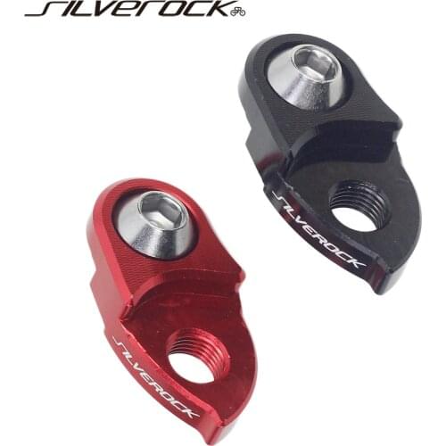 SILVEROCK CNC Rear Derailleur Hanger Dropout Extender 3speed 5Speed Big Teeth for Folding Mountain Road Bike Extension Hook 18g
