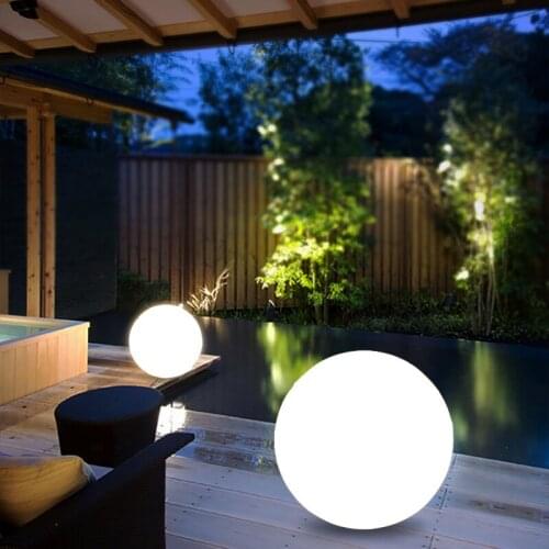 Outdoor Gaden Balls Lights LED Lawn Lamp Floor Lamp Waterproof Swimming Pool Christmas Decoration Lighting