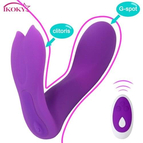 Wearable Dildo Vibrator Sex Toys for Woman G Spot Clitoris Stimulator Vibrating Panties Wireless Remote Control Vagina Massager