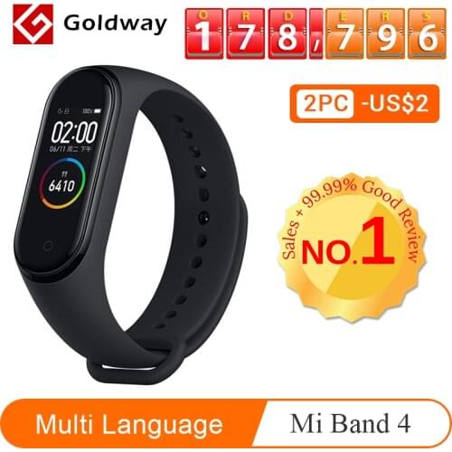 Xiaomi Mi Band 4 Smart Bracelet 3 Color AMOLED Screen Miband 4 Smartband Fitness Traker Bluetooth Sport Waterproof Smart Band