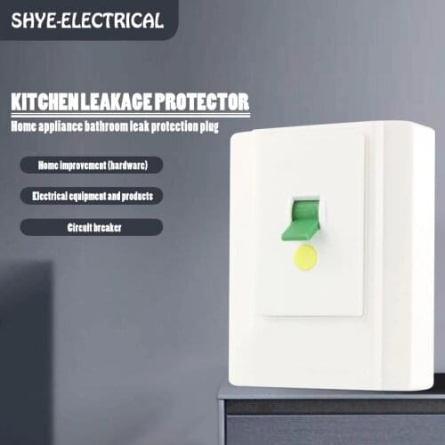 The Anti-Leakage Protection Switch Can be Used as an Air-Conditioning Water Heater 32A40A Wall Type 86 Converter