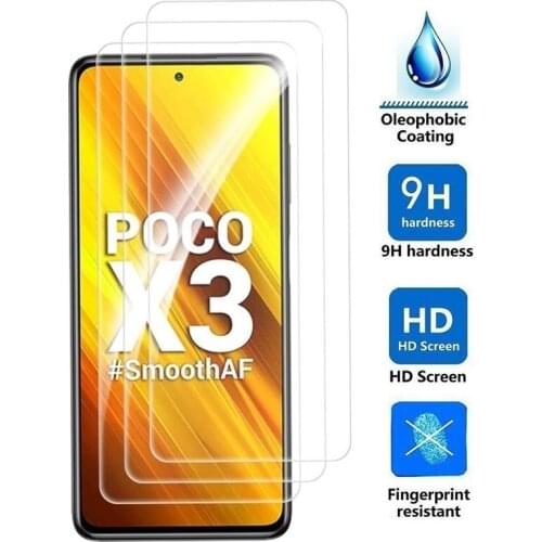Screen Protector For Xiaomi Poco X3 NFC F2 Pro Tempered Glass protective glass on Xiaomi Poco X3 NFC F2 Pro glass