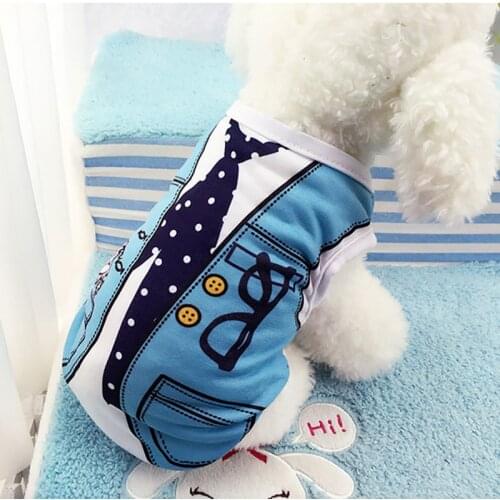 Puppy Vest Shirts Pet Dog Clothes Hoodies Coats Funny Costumes Spring Clothing For Dog Summer Puppy Dog Shirts Clothes