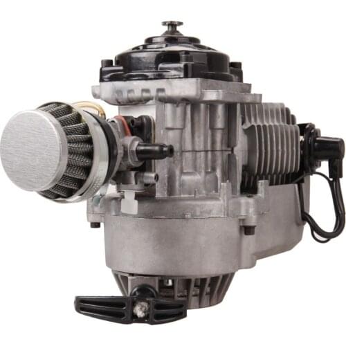 2 Stroke Pull Start Engine 25H Sprocket Motor Transmission Air Filter For 49cc Mini Pocket Pit Quad Dirt Bike ATV 4 Wheel