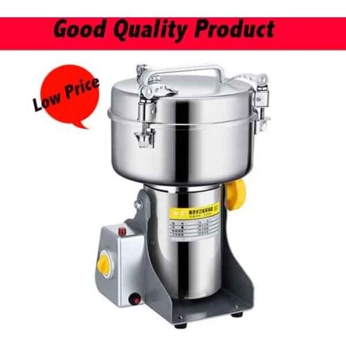 2500G High Speed Household Commercial Swing Type Grains Grinding Machine Ultrafine Portable Food Grinding Machine