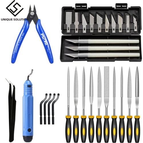 31PCS 3D Debur Tool 3D Printer Cleaning and Removal Tool Set 3d Print Accessories for Cleaning, Finishing and Printing