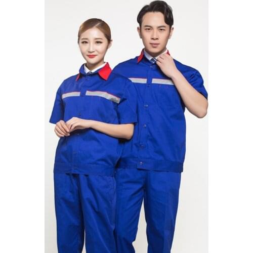 Anti static Work Clothing Suit Men Women Durable Worker Uniform Gas Station Working Clothes set Mechanic Electric Coveralls S-4X