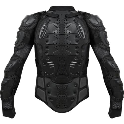 Adult Motorcycle Dirt Bike Body Armor Protective Gear Chest Back Protector Arm Protection Pads for Motocross Skiing