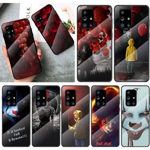 Stephen King Pennywise For Samsung Galaxy A91 A81 A72 A71 A52 A51 A41 A31 A21S A11 A01 Tempered Glass Cover