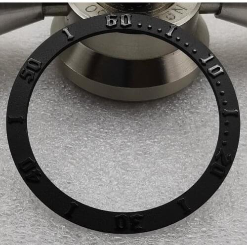For Seiko 38mm Black Watch Bezel Insert Suitable For Heimdallr SKX007 Dive Watch Replacement