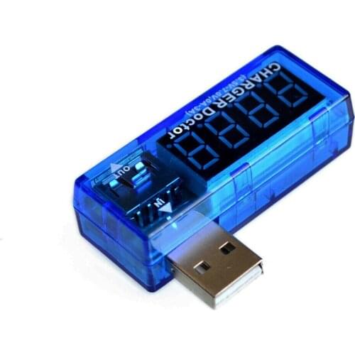 Digital USB In Line Voltage Charging Current Meter
