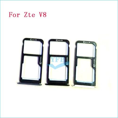 For ZTE Blade v8 mini V0850 SIM Card Tray Holder Micro SD Slot Socket Adapter Replacement parts