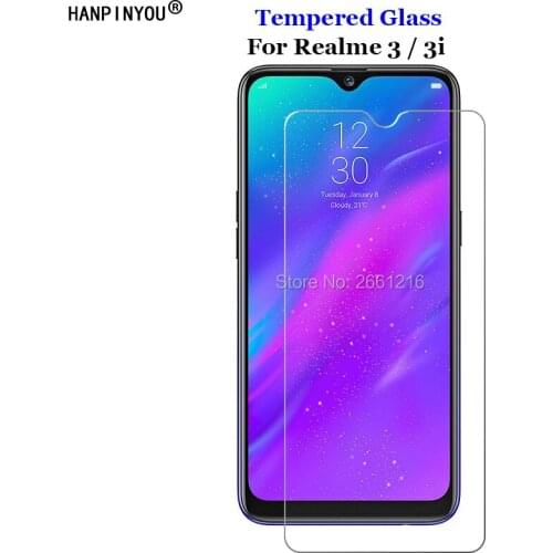 For Realme 3 Tempered Glass 9H 2.5D Premium Screen Protector Film For Realme 3i 6.2"