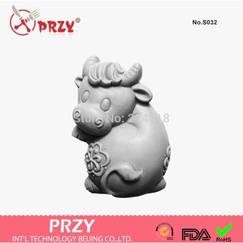 Sell hot Zodiac cattle modelling silicon soap mold Cake decoration mold Handmade soap mold No.S032