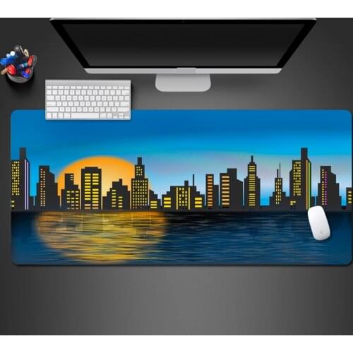 City Landscape Mousepad High Quality Mause Pad Computer Gaming Mouse Pad Fashion Desk Pad Tapis De Souris Gaming Mousepad