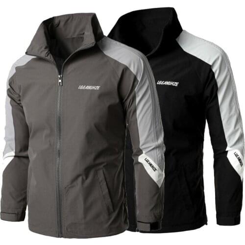 Mens Bomber Jacket Colorblock Jacket Fashion Sportswear Casual Jackets Men Hip Hop Street Suit 2020 New Windbreaker Jacket Coat