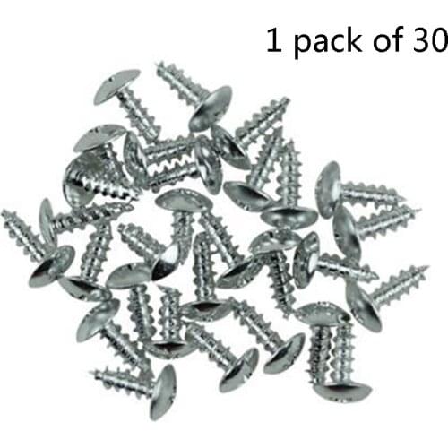 30PCS Motorcycle Modified Parts Moped Moped Decoration Accessories Plastic Shell Self-tapping Screws Color Aluminum Alloy Screws