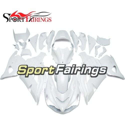 Motorcycle Fairings For Kawasaki ZX14R ZX-14R 12 13 14 15 Year 2012-2015 ABS Injection Fairing Kit White Pearl Fittings Carene