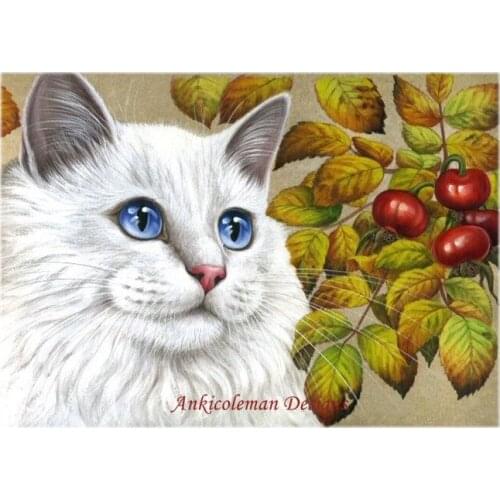 Needlework Craft Home DIY 14CT Counted Cross Stitch Factory Direct hand Embroidery Kit set needle Art - Rose Hips