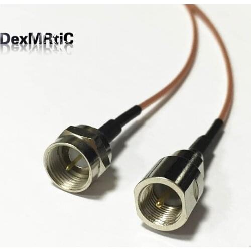 New F Male Plug Switch FME Male pigtail cable RG178 Wholesale 15CM 6" Adapter
