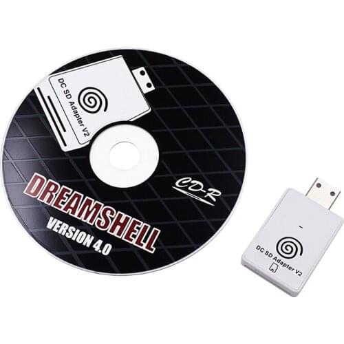 SD Card Reader Converter for CD with DreamShell Boot Loader + Sega DC Dreamcast TF Card Game Player Adapter