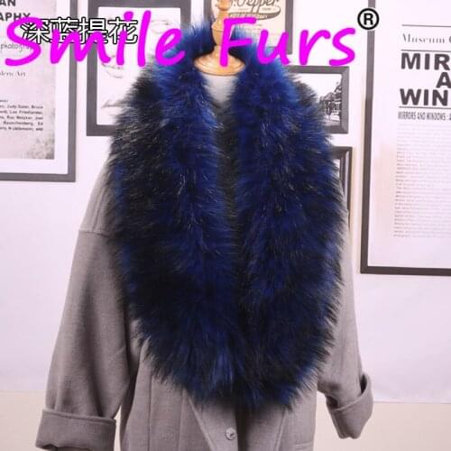 Qearlstar Faux Fur Scarf Supre Long Luxurious Jackets Coat Collar For Women 120*20cm Muffler Warm Decoration Shawl Wraps ZKG16