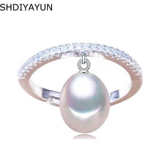 SHDIYAYUN Rings With Cubic Zirkonia For Women